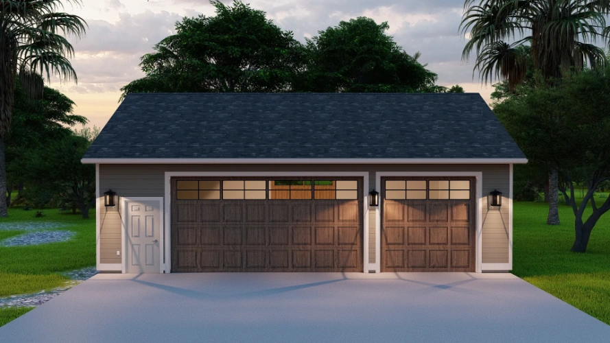 Traditional house plans 99-283 - front exterior, 1,064 sq ft, 0 bed, 0 bath house plans | Monster House Plans