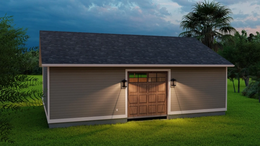 Traditional house plans 99-283 - rendering 1, 1,064 sq ft, 0 bed, 0 bath house plans | Monster House Plans
