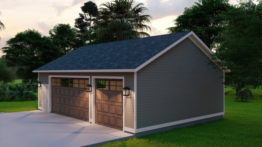 Traditional house plans 99-283 - rendering 3, 1,064 sq ft, 0 bed, 0 bath house plans | Monster House Plans