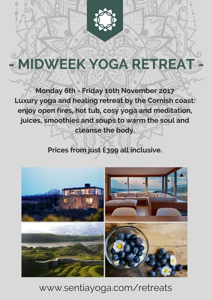 luxury yoga retreat in cornwall event retreat guru healing retreat flyer