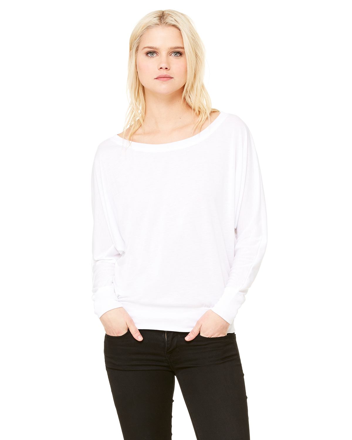 Canvas Flowy Long Sleeve Off Shoulder 