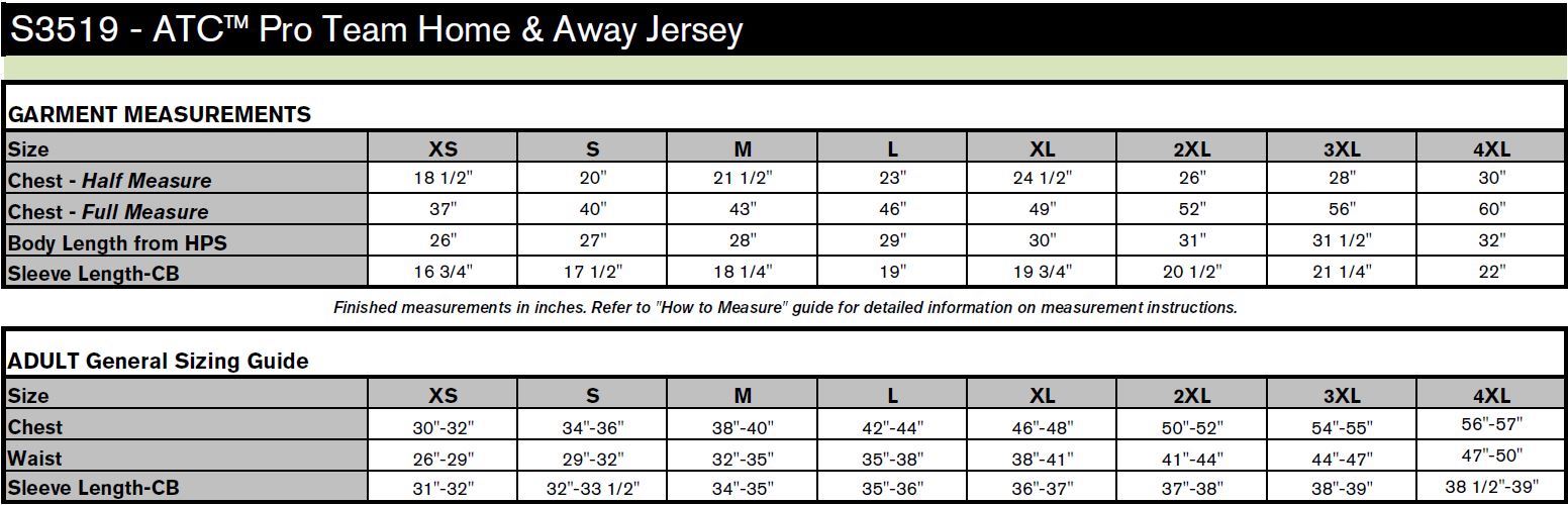 Custom ATC Pro Team Home and Away Jersey Coastal Reign