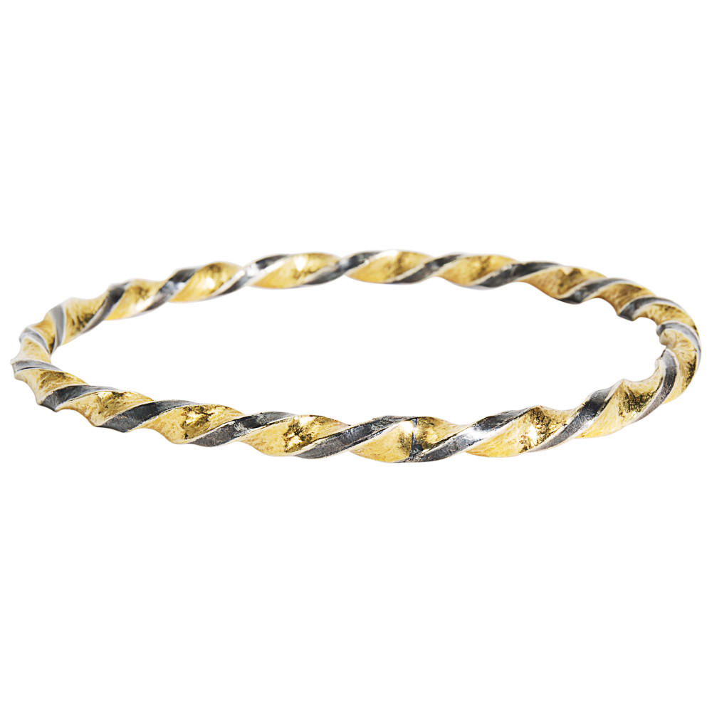 BRAND NEW Gurhan Midnight Bangle Bracelet in Sterling Silver MSRP 2,400