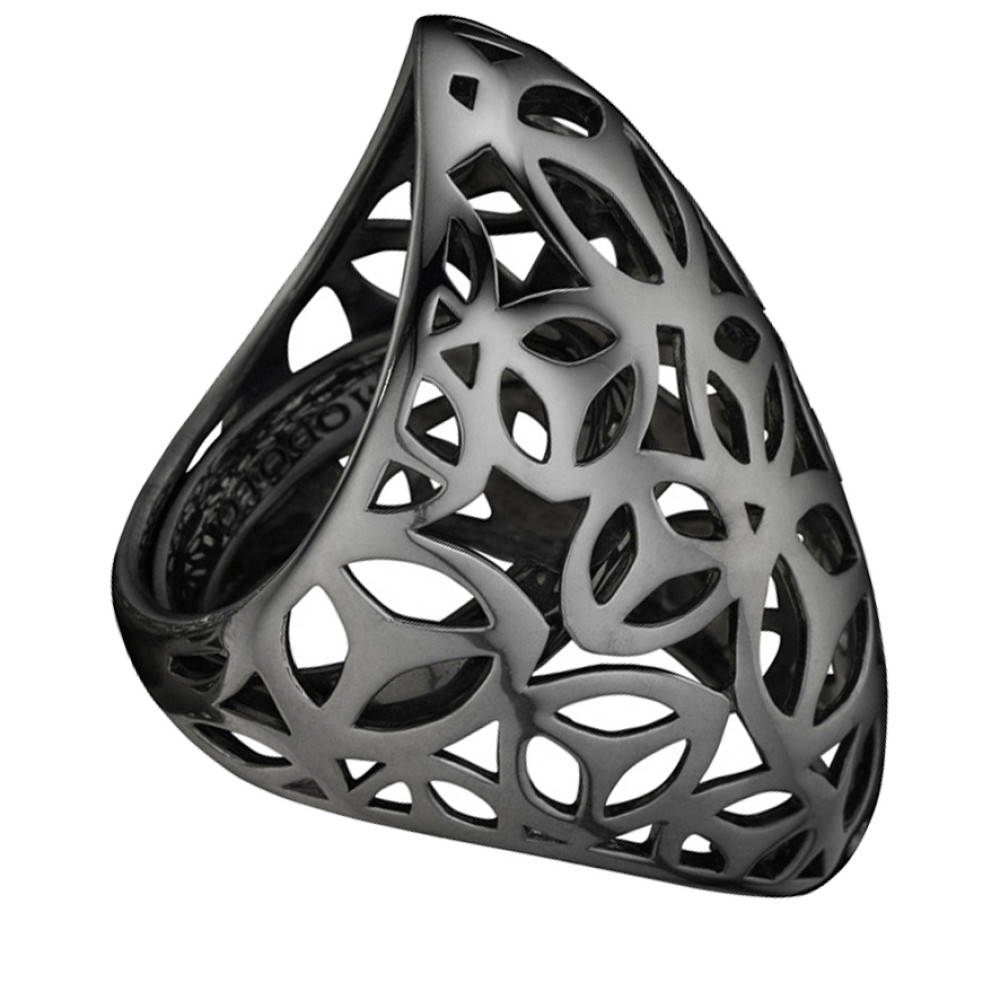 BRANDNEU Di Modolo Sahara Ring in plattiert schwarz Rhodium UVP 295,00 - Bild 1 von 4