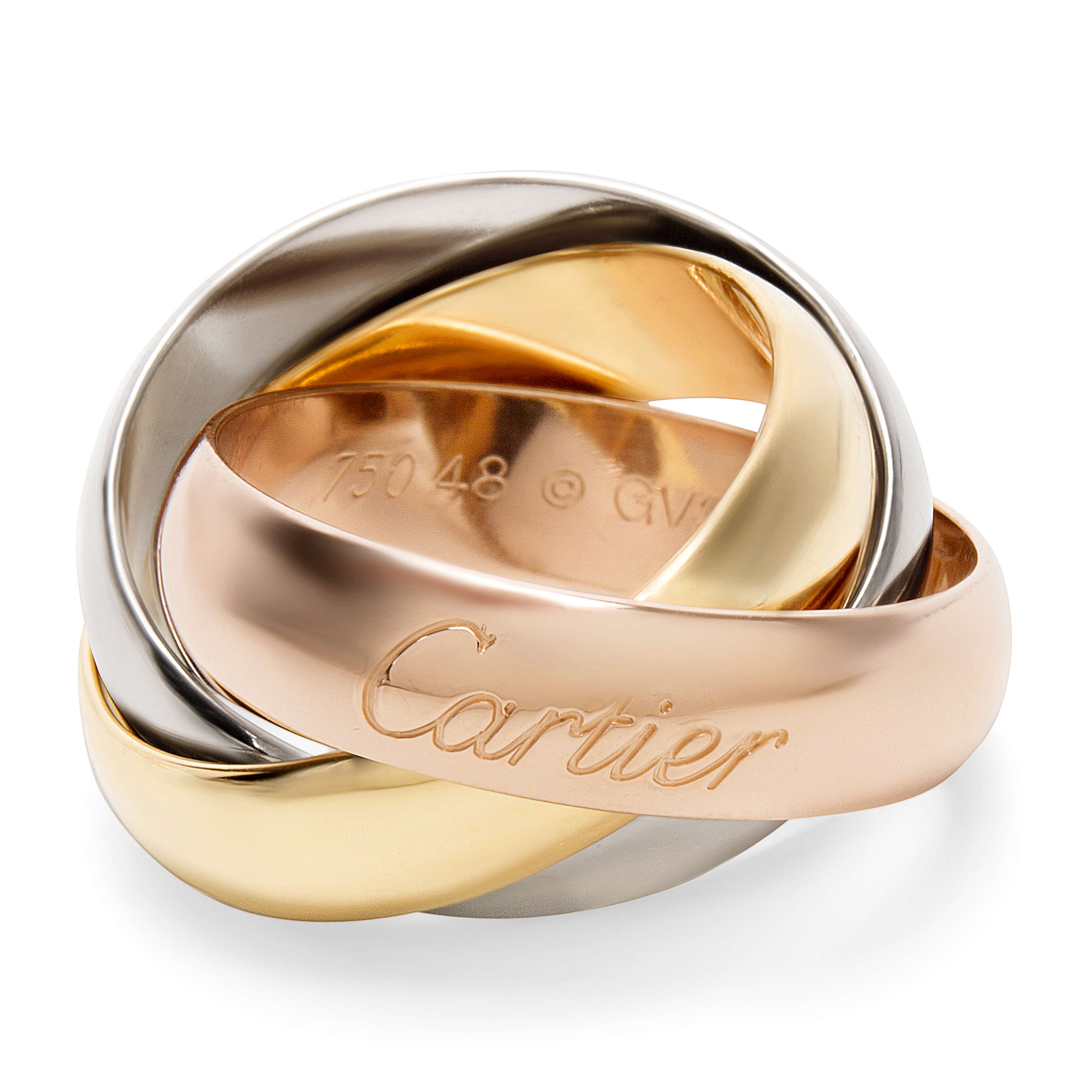 cartier trinity ring 48