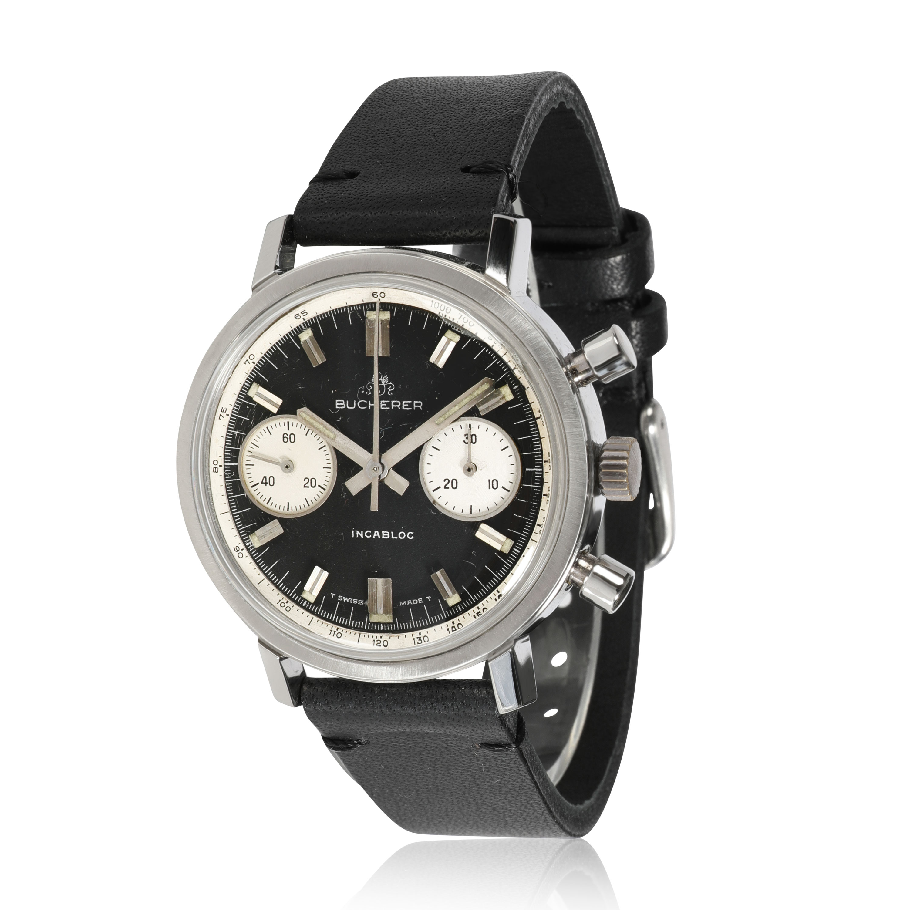 Bucherer Chrono Chrono Men's Vintage Watch in Stainless Steel - Main Image