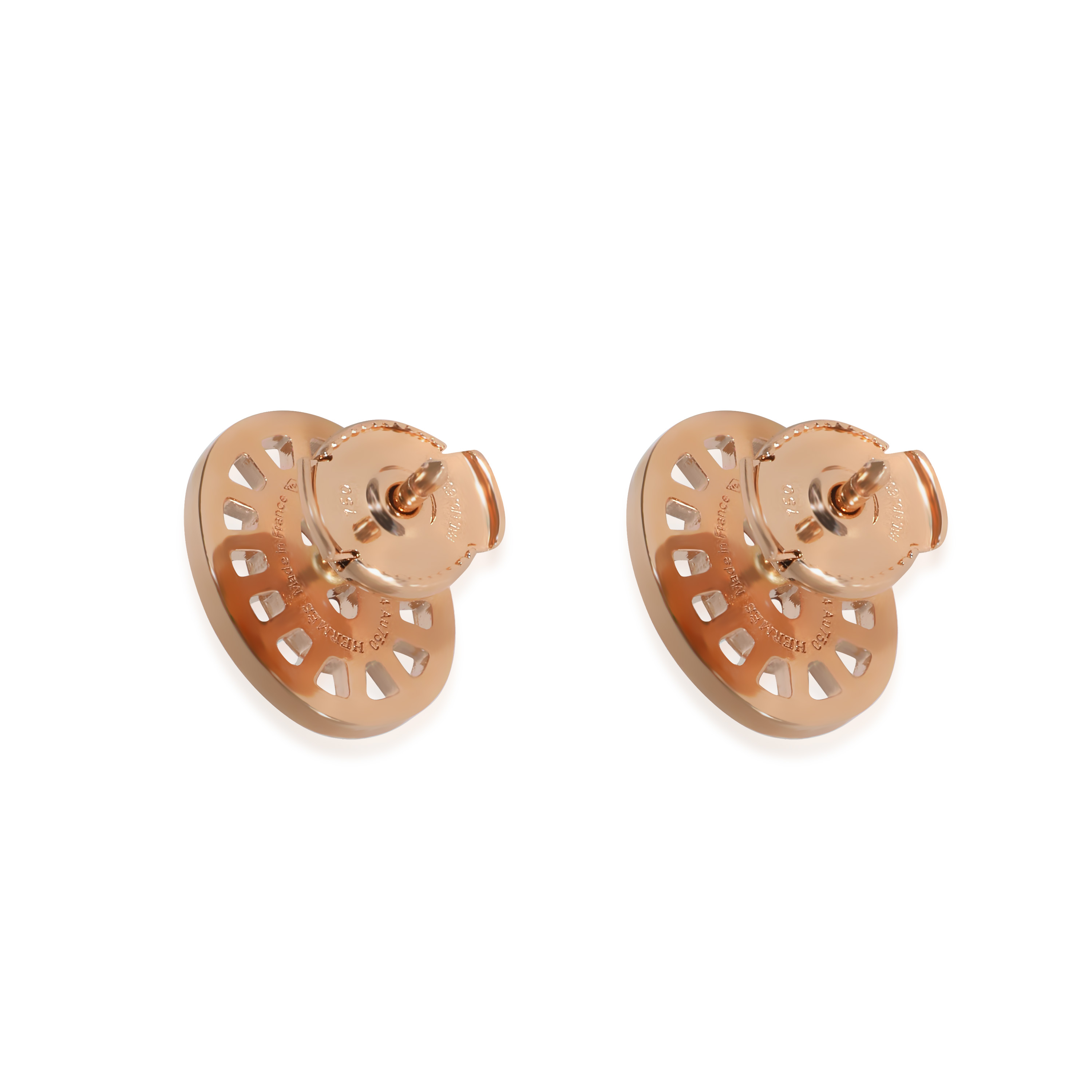 Hermès Chaine d'ancre Divine Earrings in 18k Rose Gold 0.13