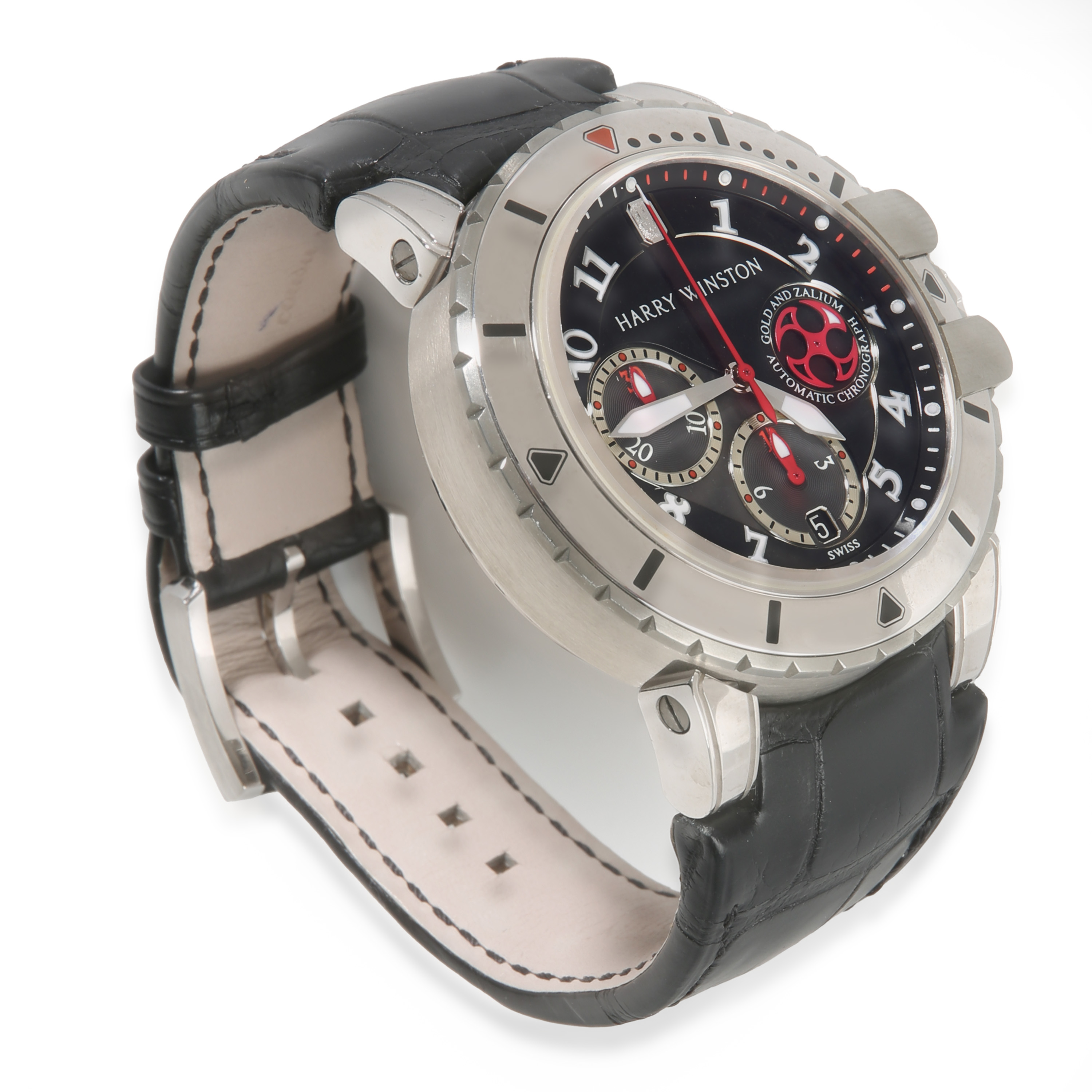 H Winston Chanel◢|⁴⁶ Harry Winston Project Z2 Ocean Diver 410-MCA44WZ Men's Watch
