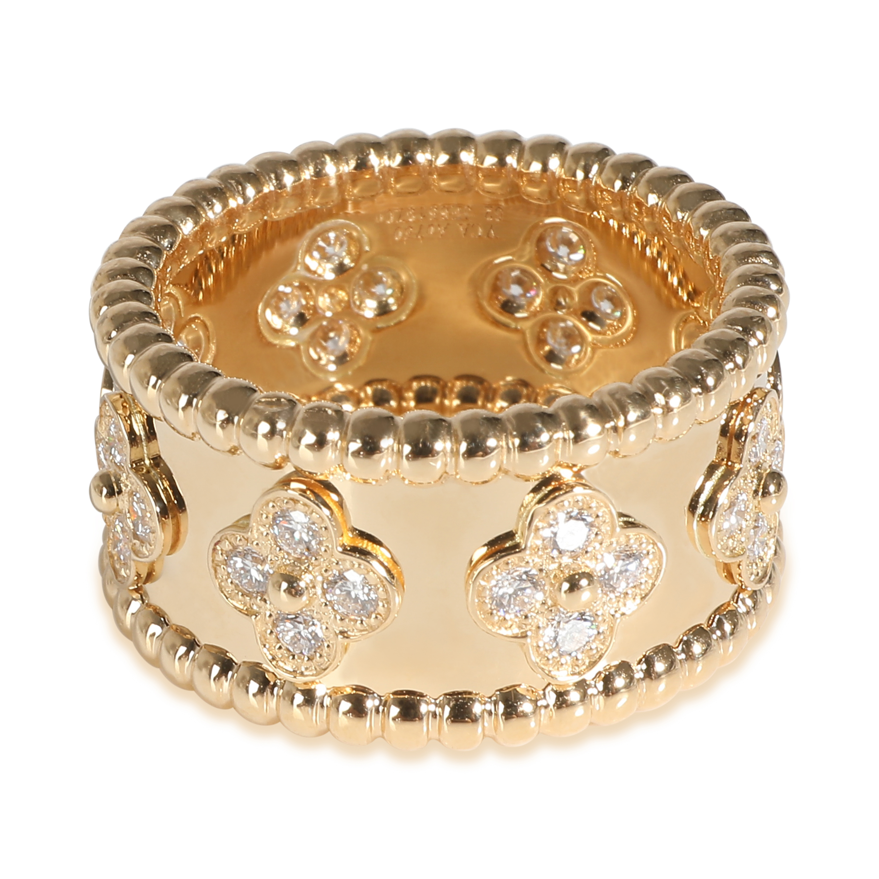 【Van Cleef & Arpels】Perlee Signature Ring イエローゴールド Van Cleef & Arpels Perlee Signature Ring 18K Yellow Gold | eBay