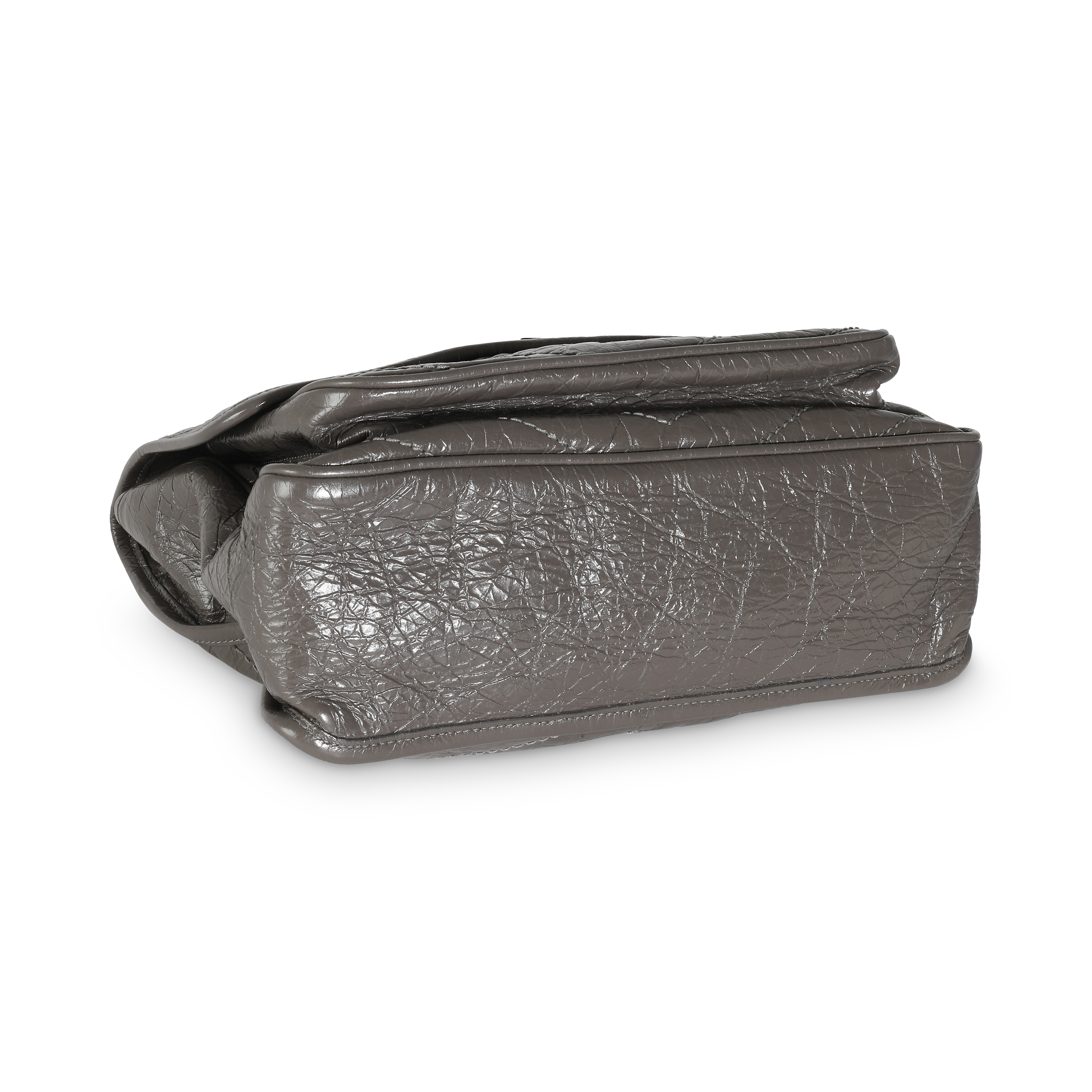 Saint Laurent Storm Crinkled Calfskin Matelasse Medium Niki