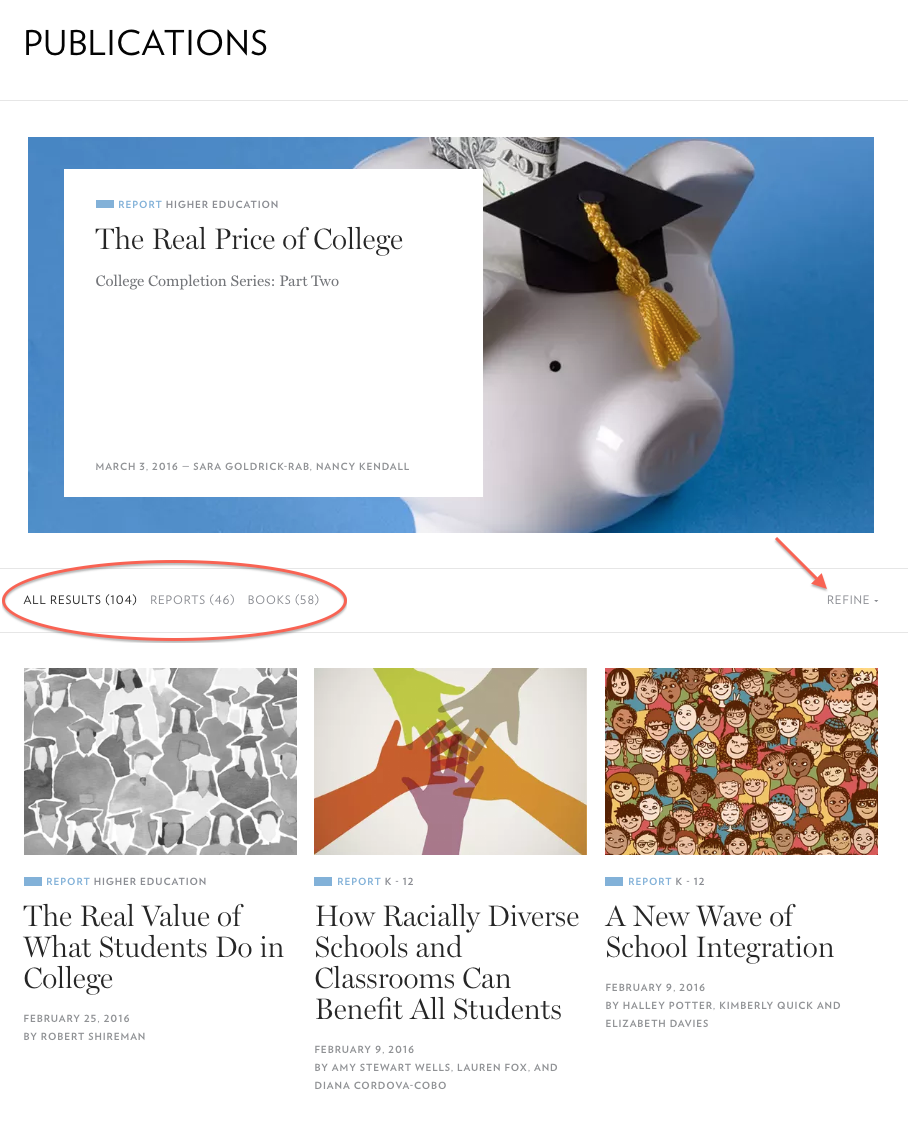publications page