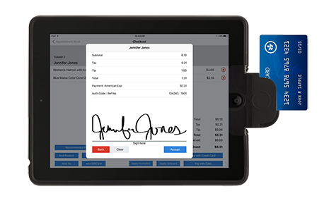 Salonbiz Ipad Checkout