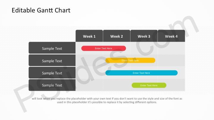 gantt chart powerpoint template