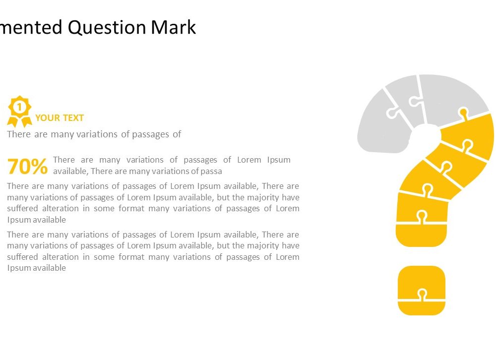 question mark template pslides