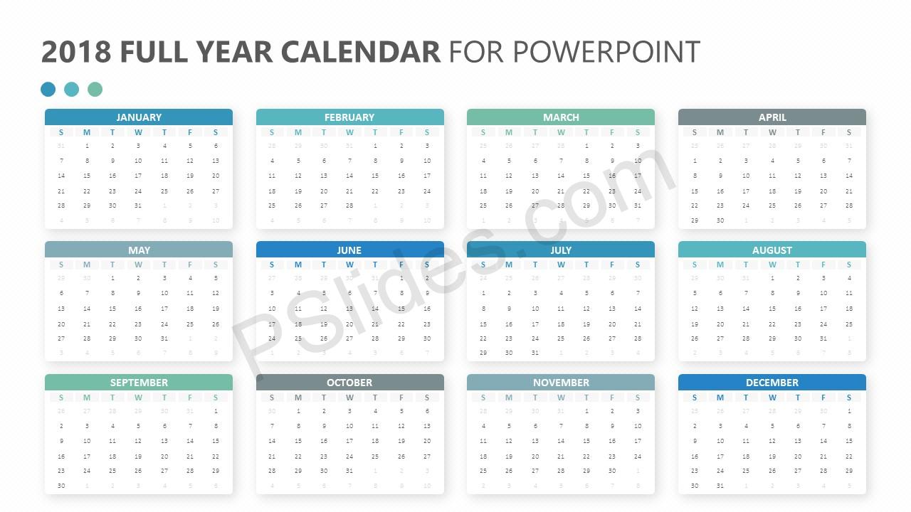 calendar for powerpoint
