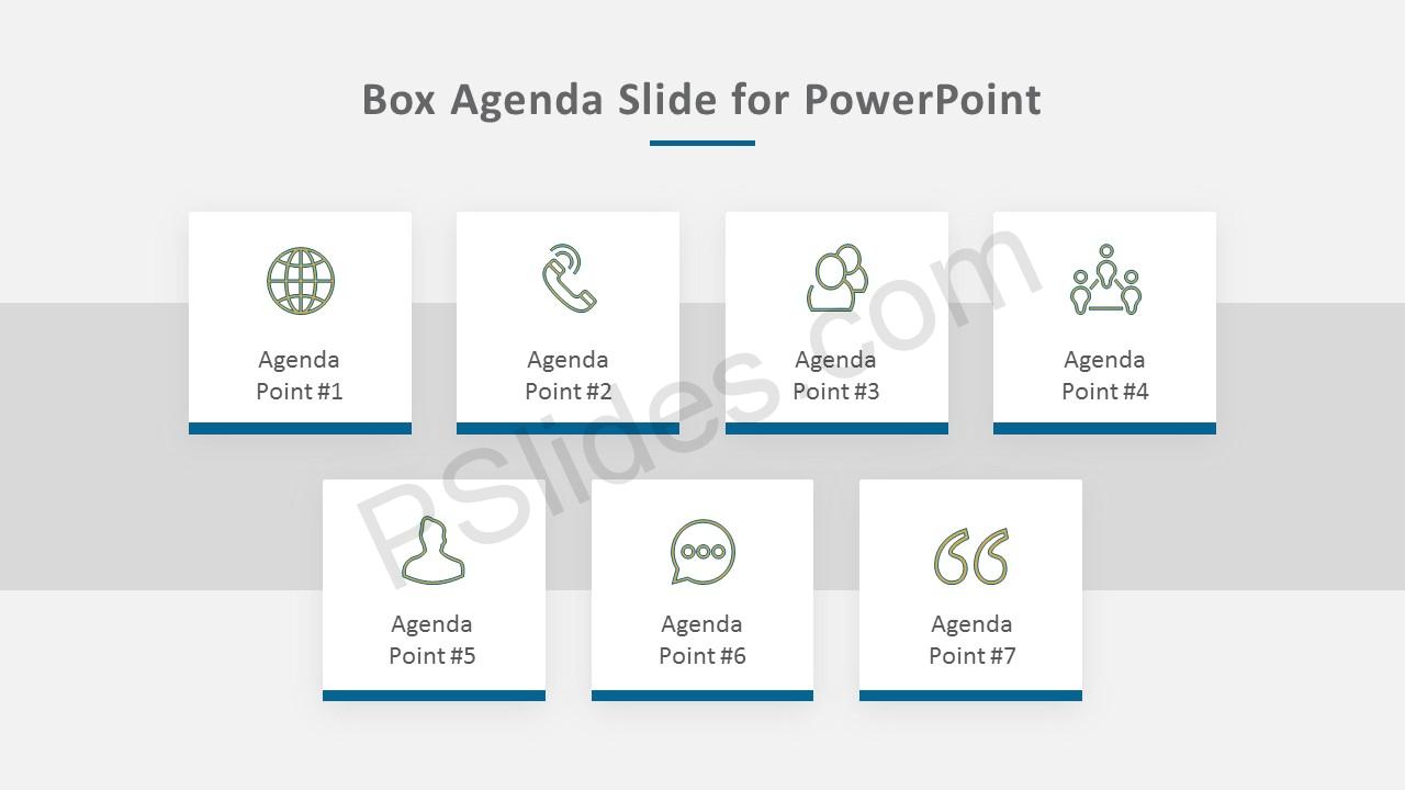 agenda slide powerpoint