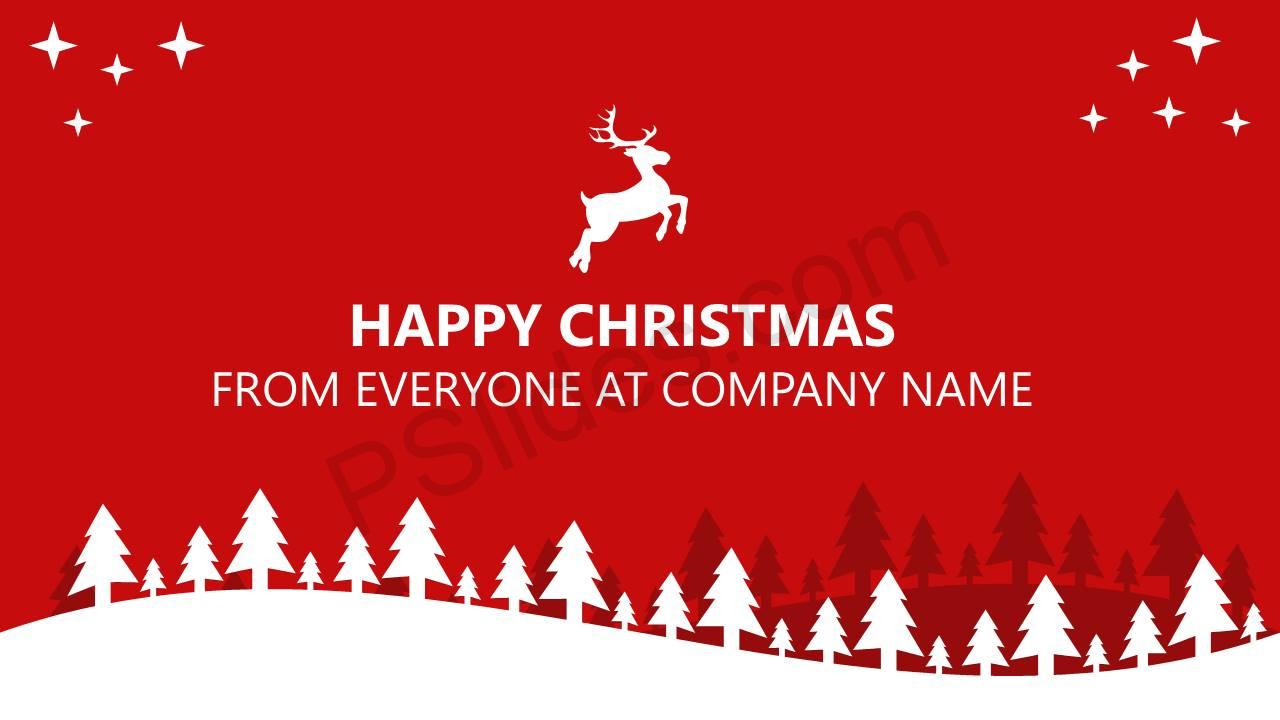powerpoint christmas card