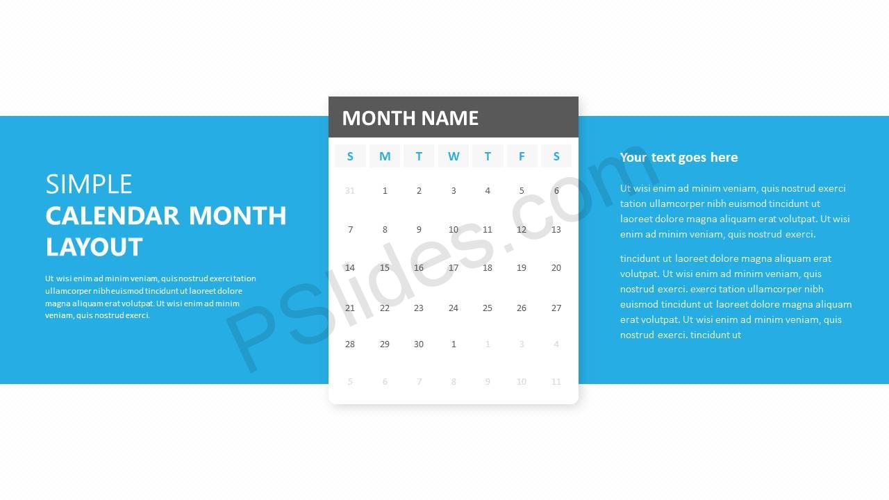calendar slide