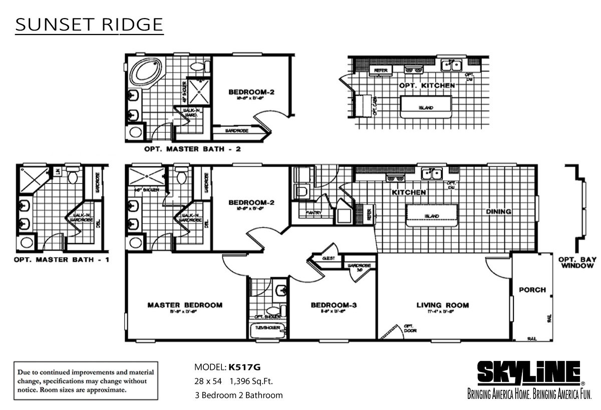 Sunset Ridge / K517G by Skyline Homes