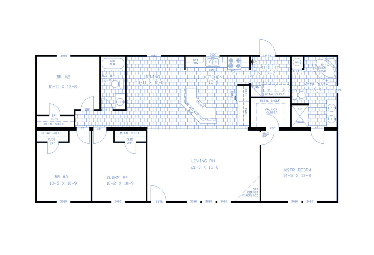 Lexington Double Wide / The Oneida 2861 by El Dorado Homes
