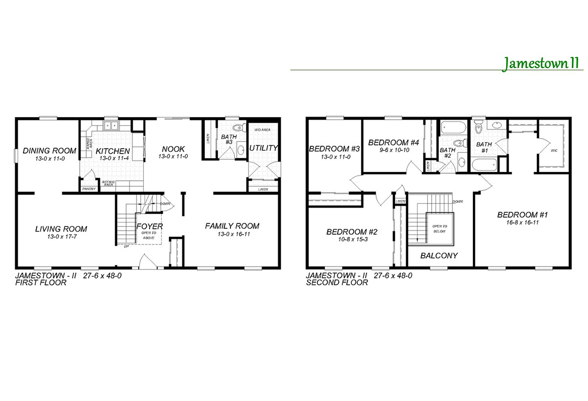 Two Story The Jamestown II by Signature Building Systems