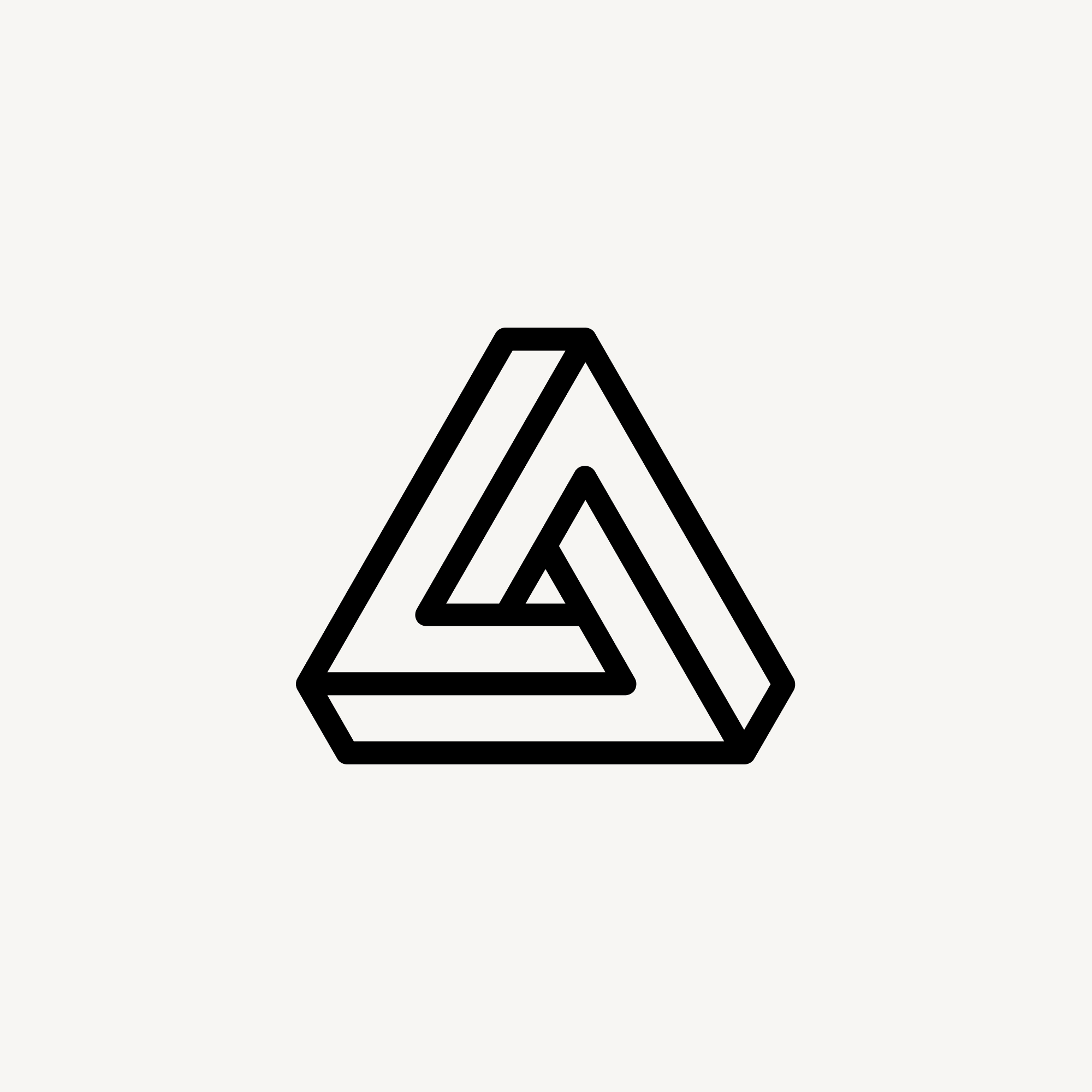 Isolated triangle mark