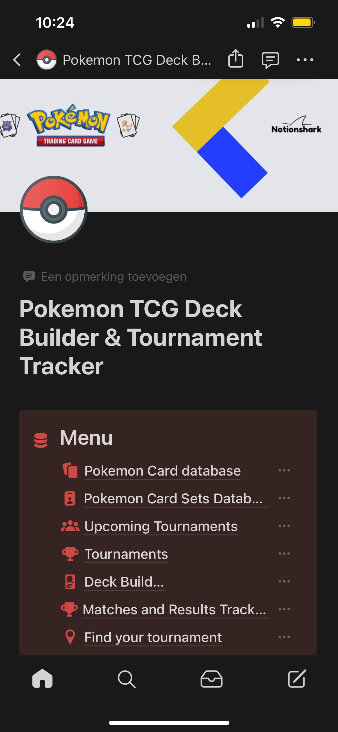 Pokemon TCG Deck Builder & Tournament Tracker Template by Notionshark |  Notion Marketplace