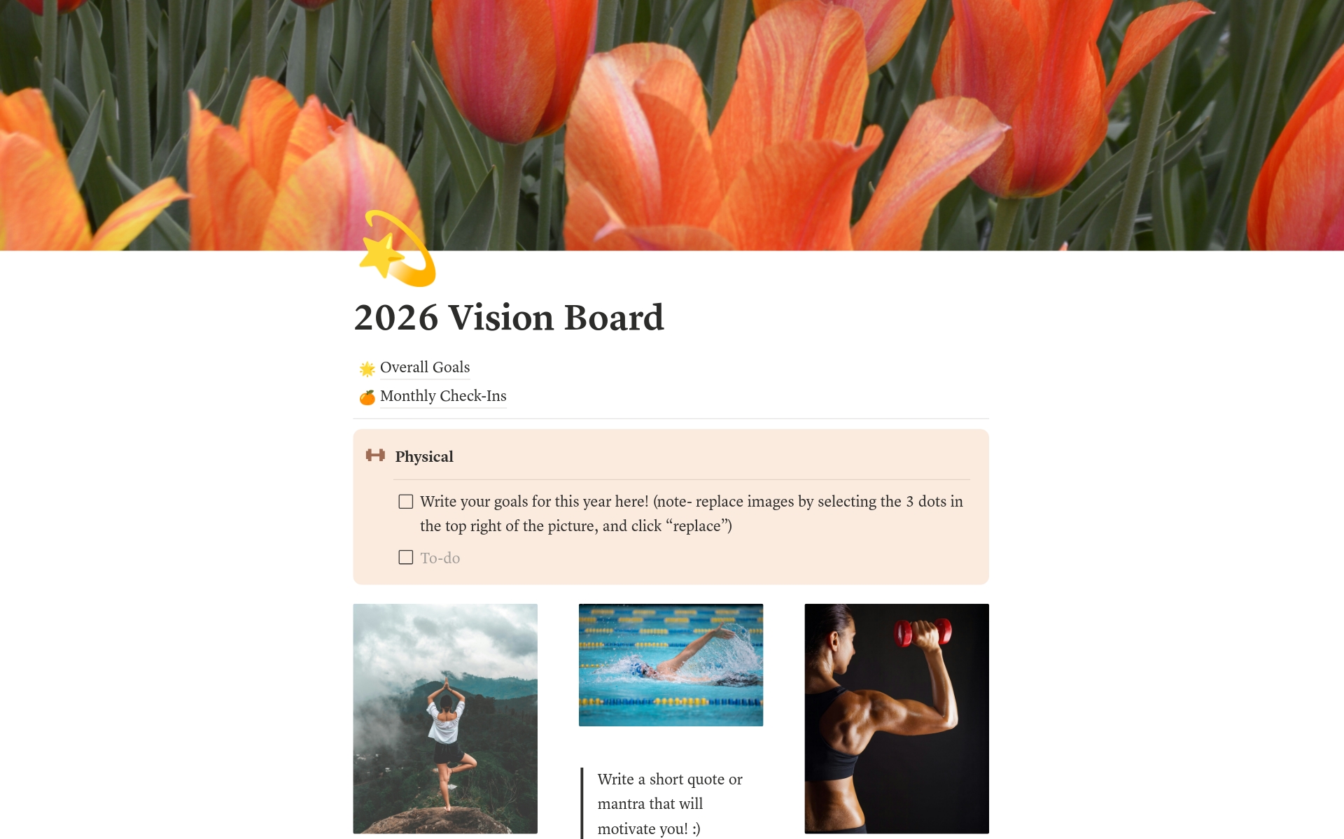 2026 Vision Board のプレビュー