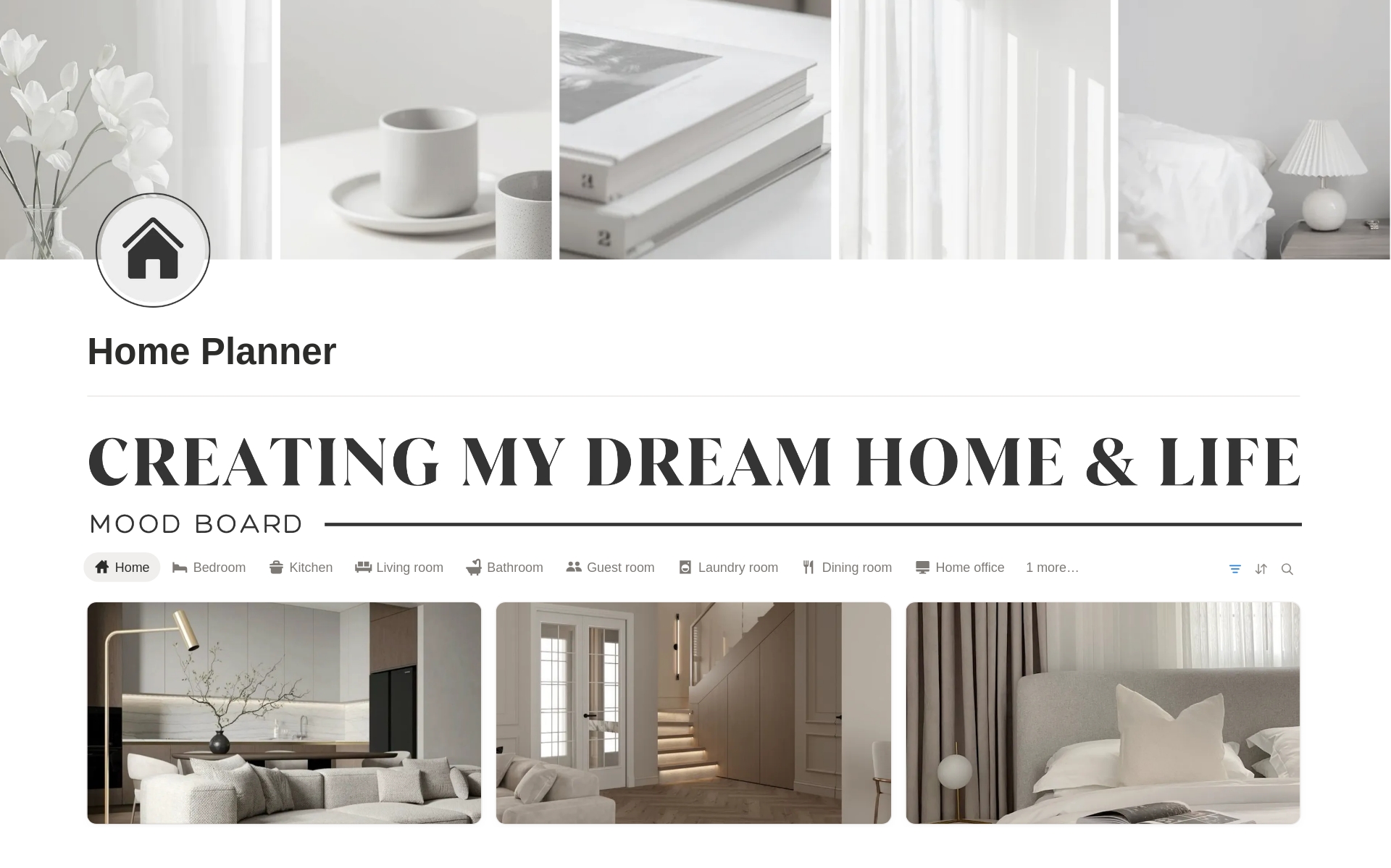 Home Management Planner のプレビュー