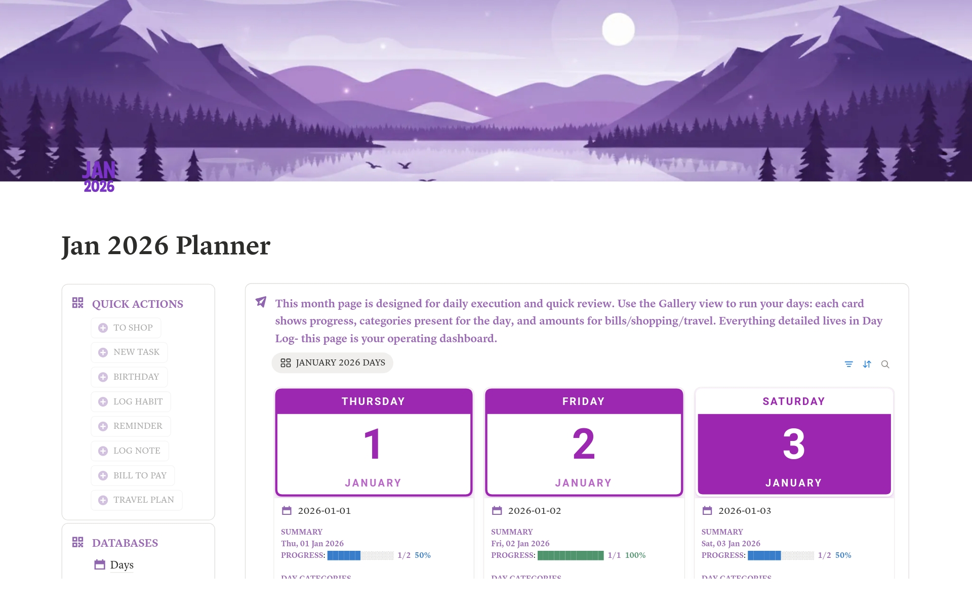 1096 Day System - 3 Year Daily Planner - view 2