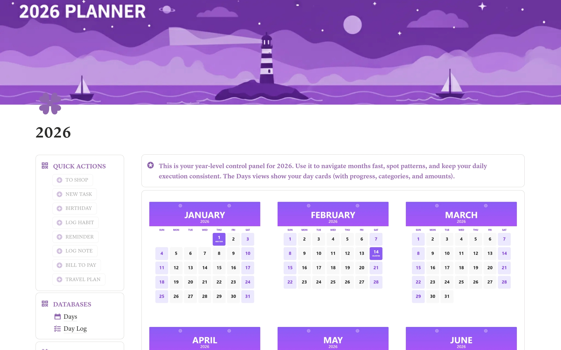 1096 Day System - 3 Year Daily Planner - view 1