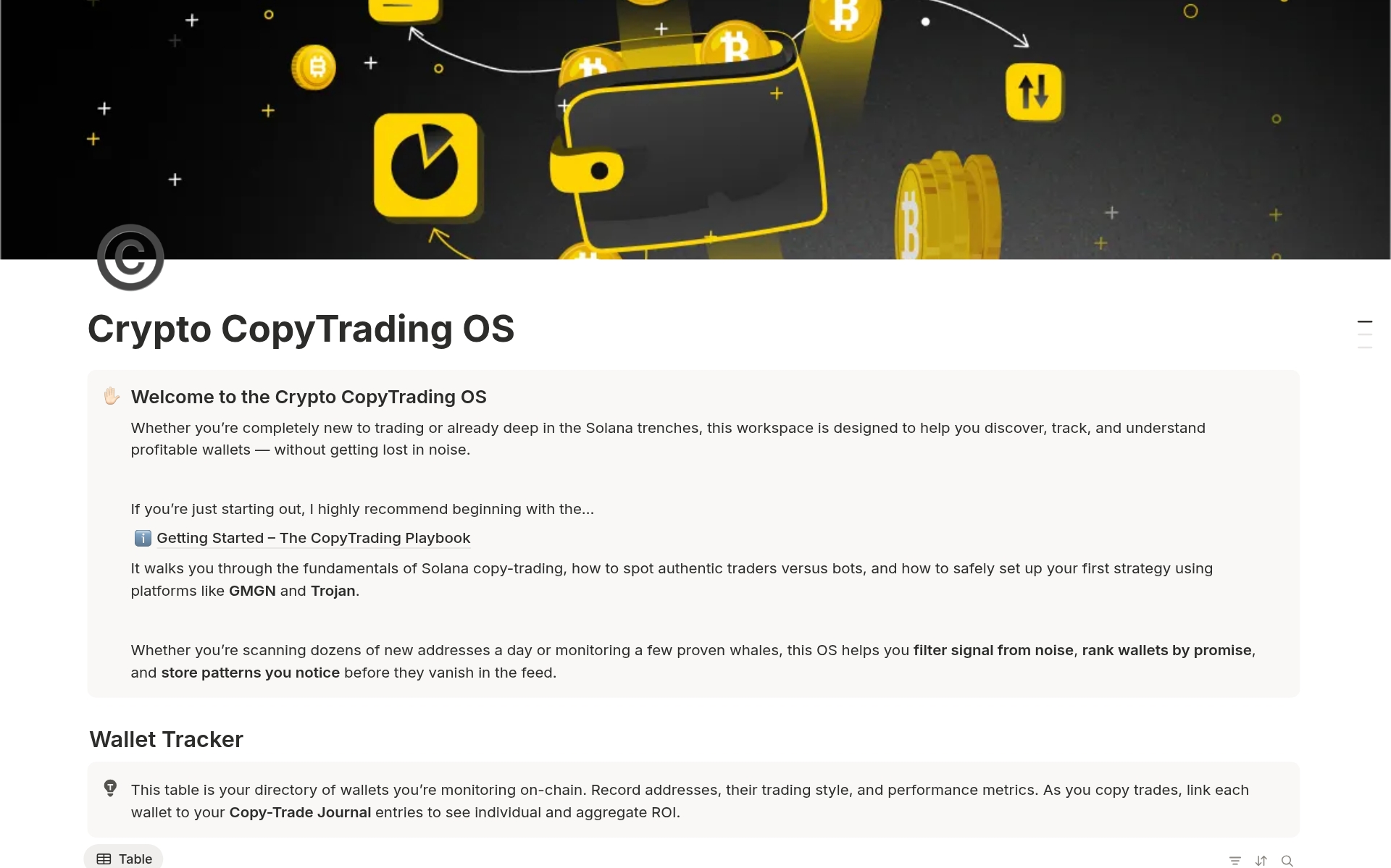 The Ultimate Crypto CopyTrading Playbook 템플릿 제작자 Nebula | Notion (노션) 마켓플레이스