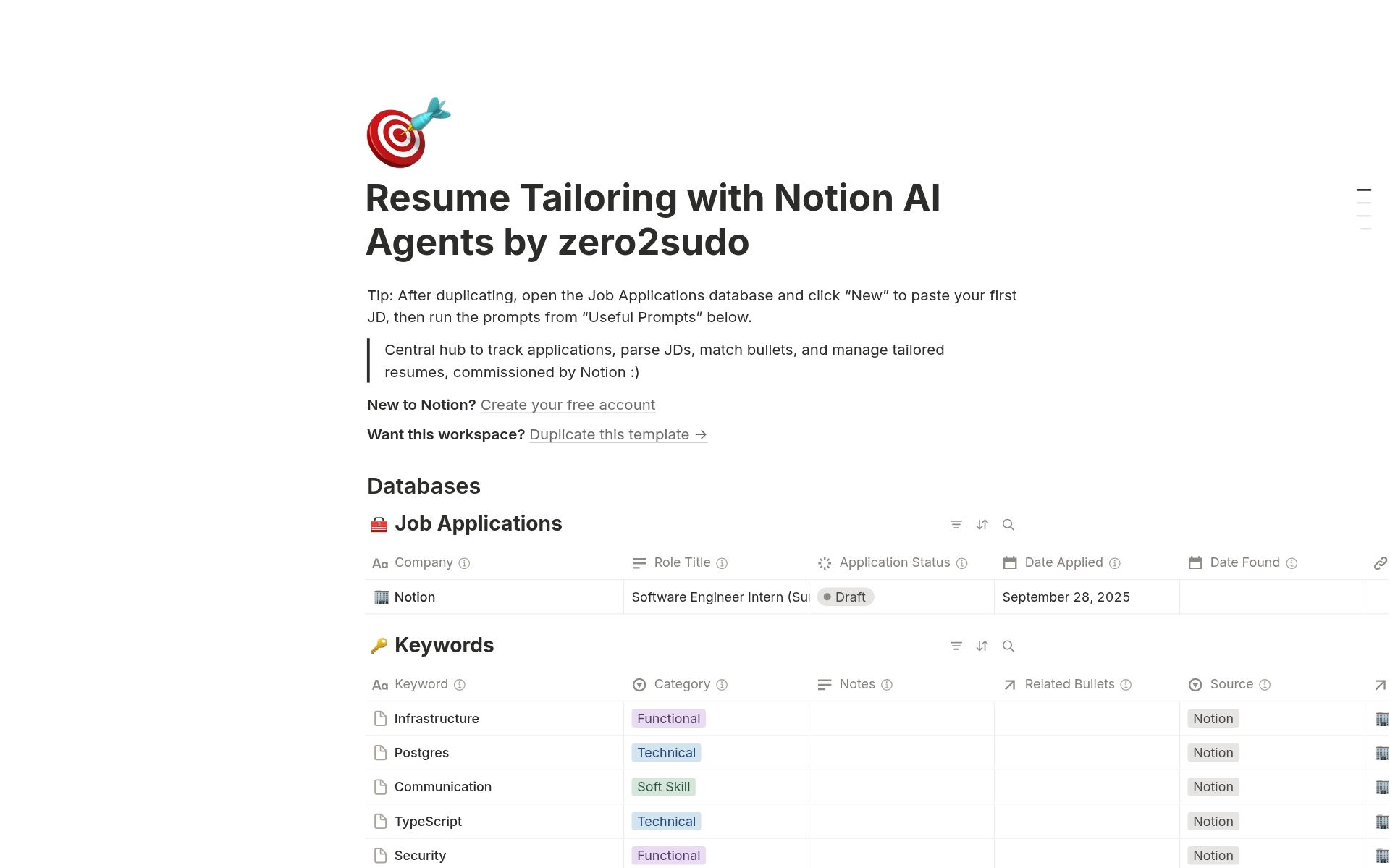 Resume Tailoring Agents by zero2sudo のプレビュー