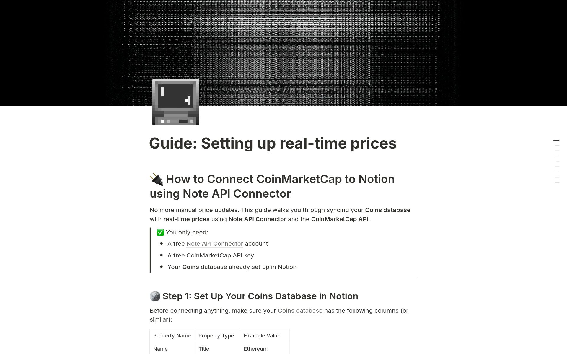 来自Nebula 的Crypto Portfolio Tracker (Automated Guide) 模板｜Notion市集