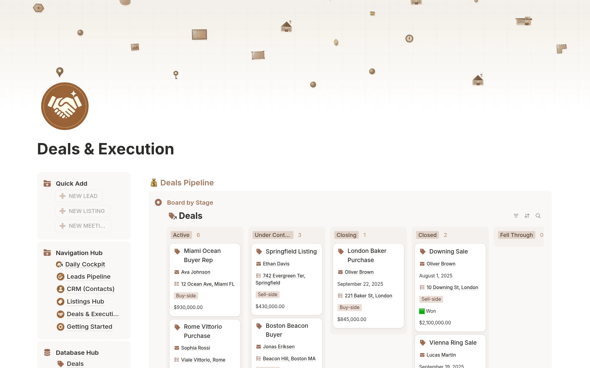 Real Estate Agent System - view 5