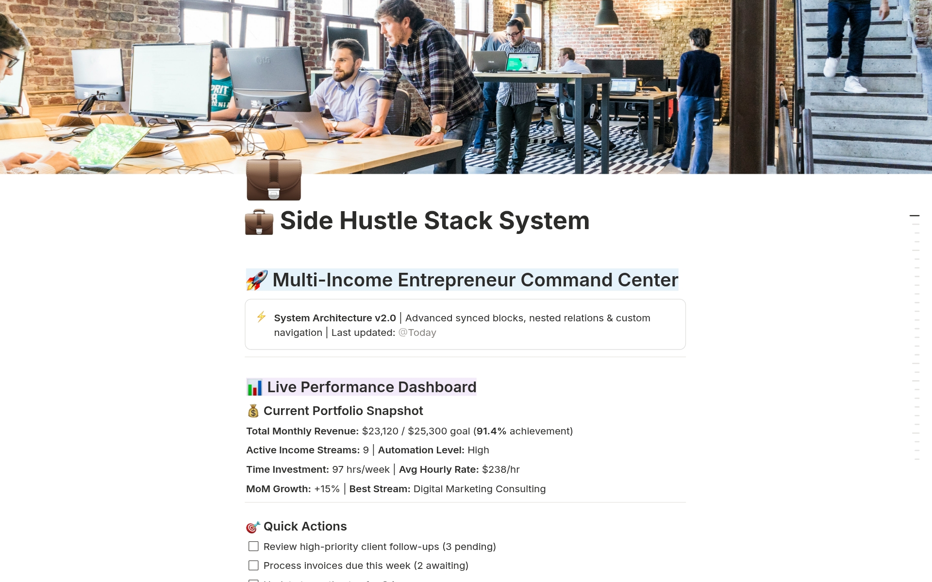 Side Hustle Stack System のプレビュー