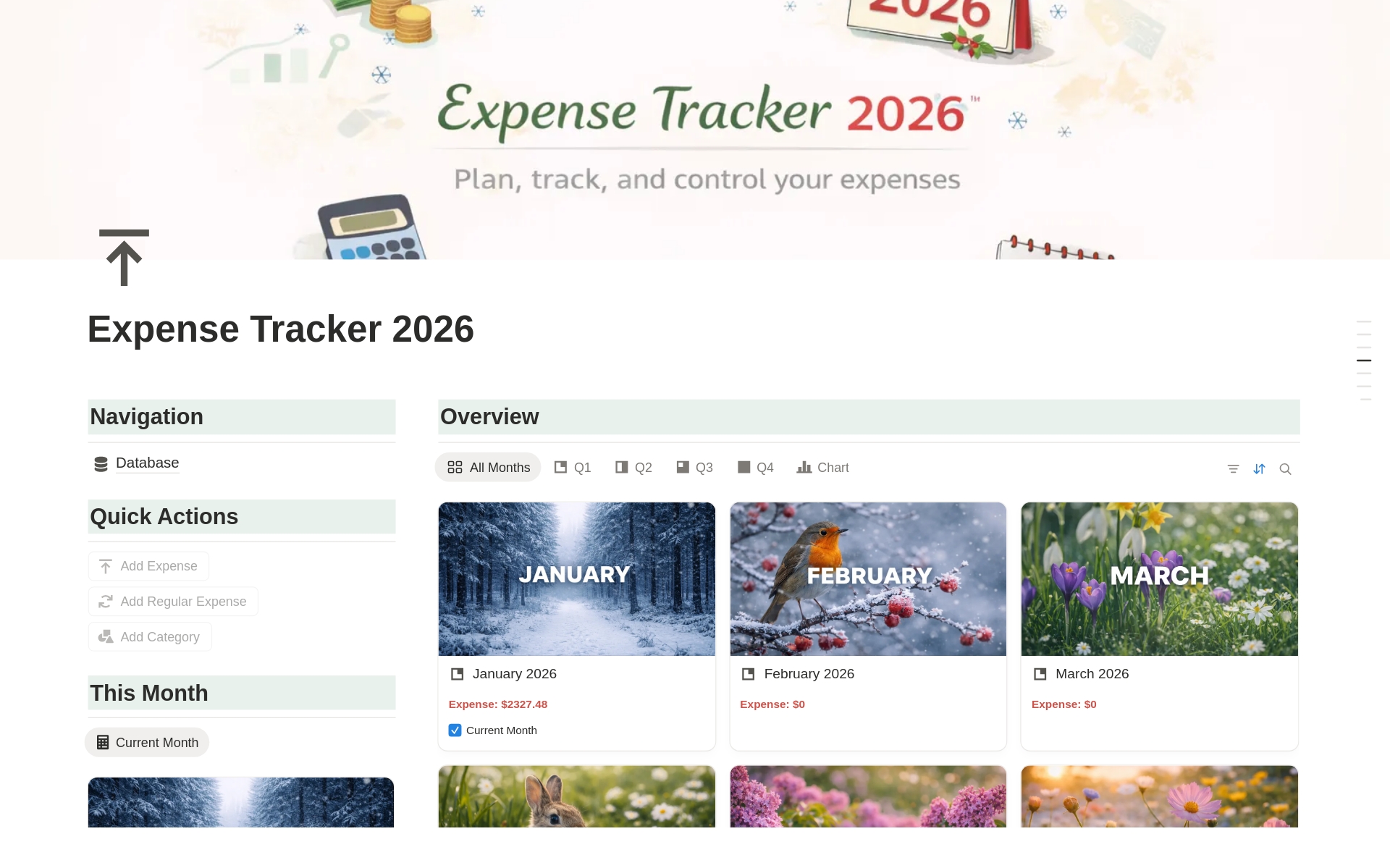Expense Tracker 2026 のプレビュー