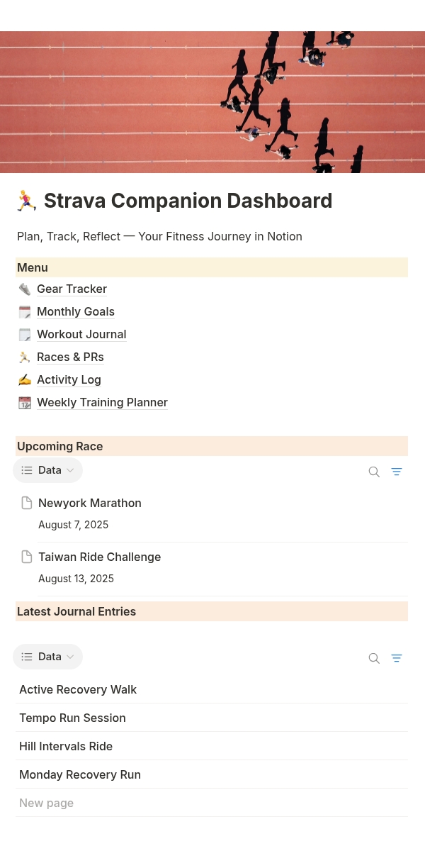 Strava Companion Dashboard – Fitness Tracker