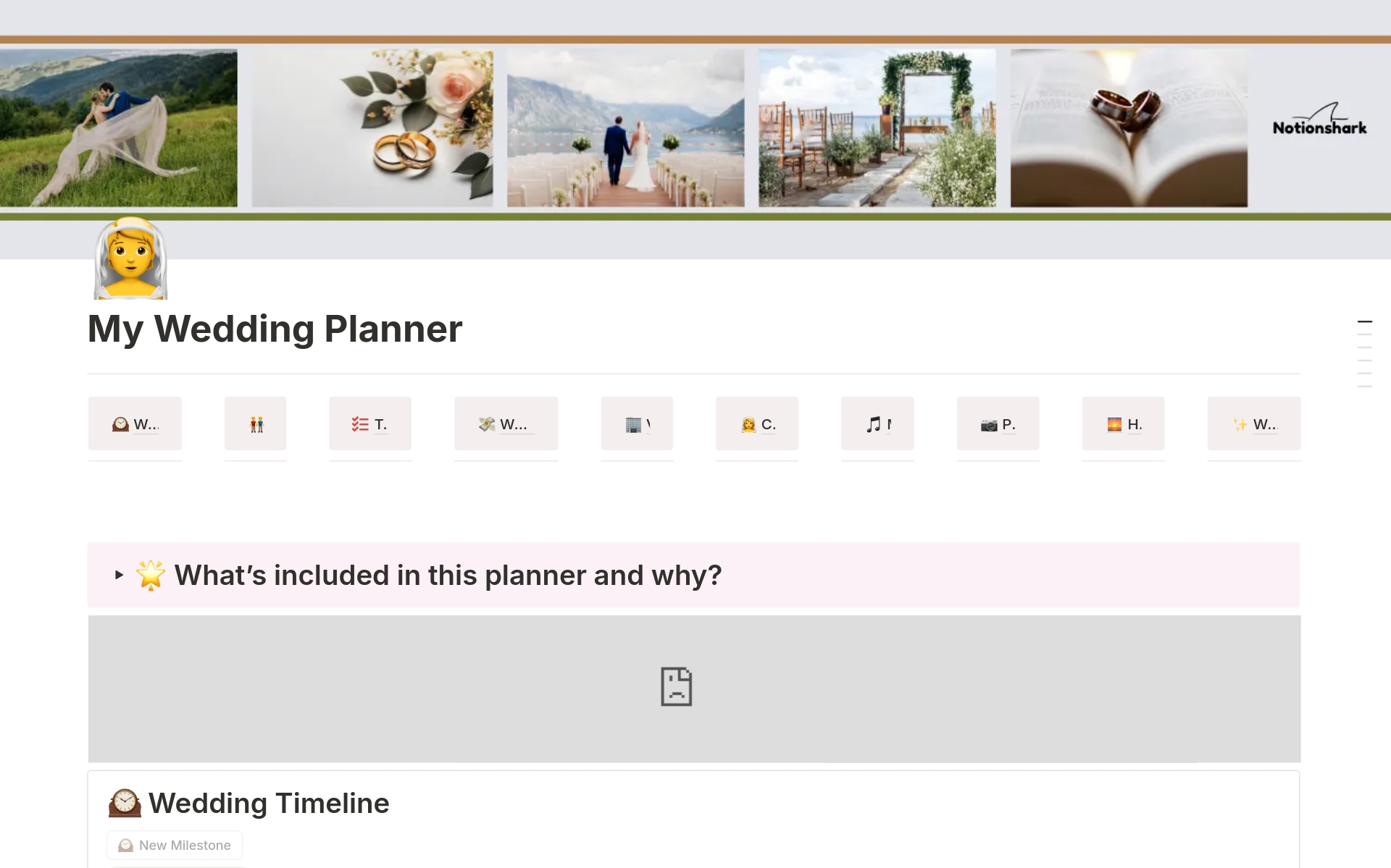 All - In - One Wedding Planner のプレビュー