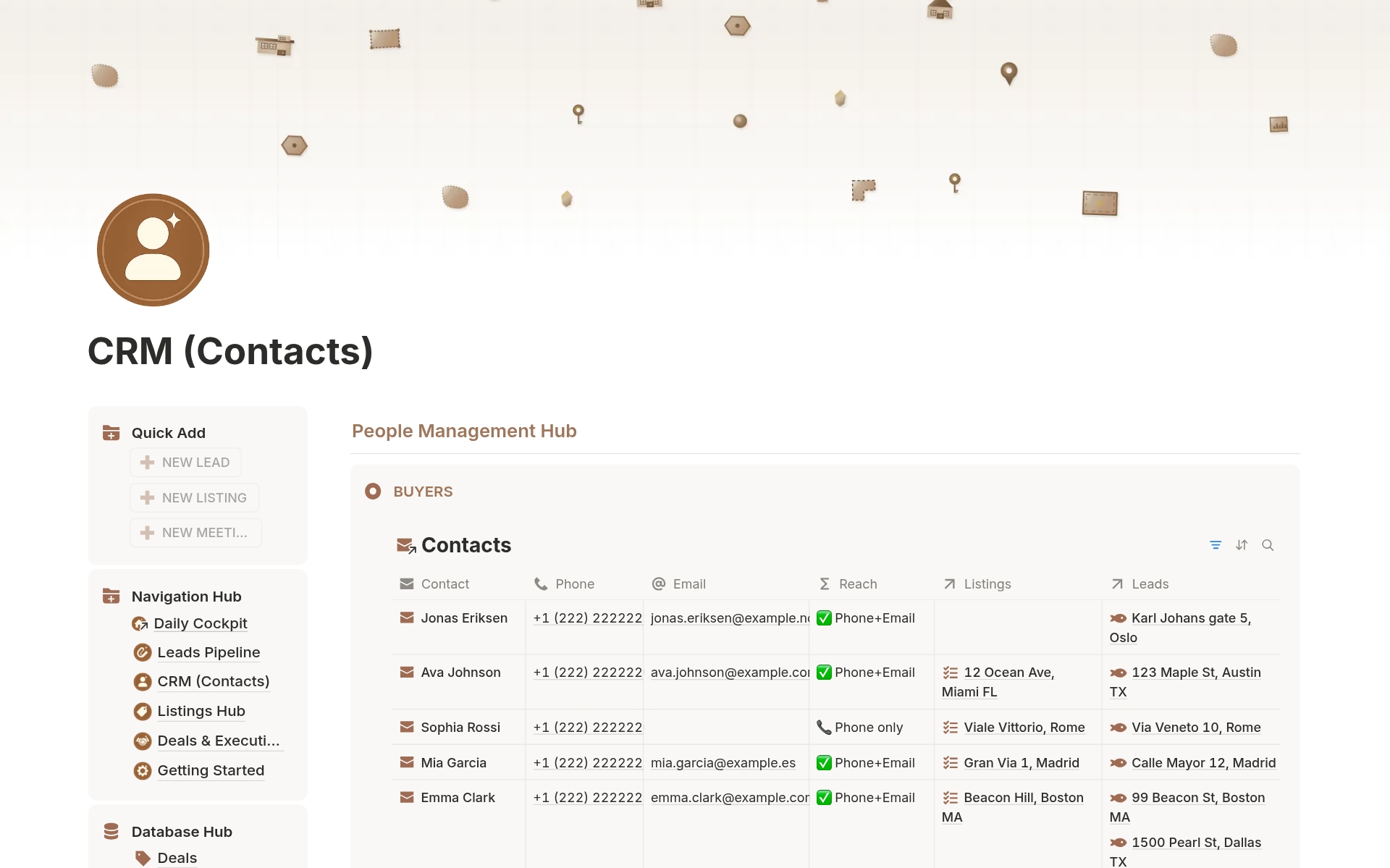 Real Estate Agent System - view 3