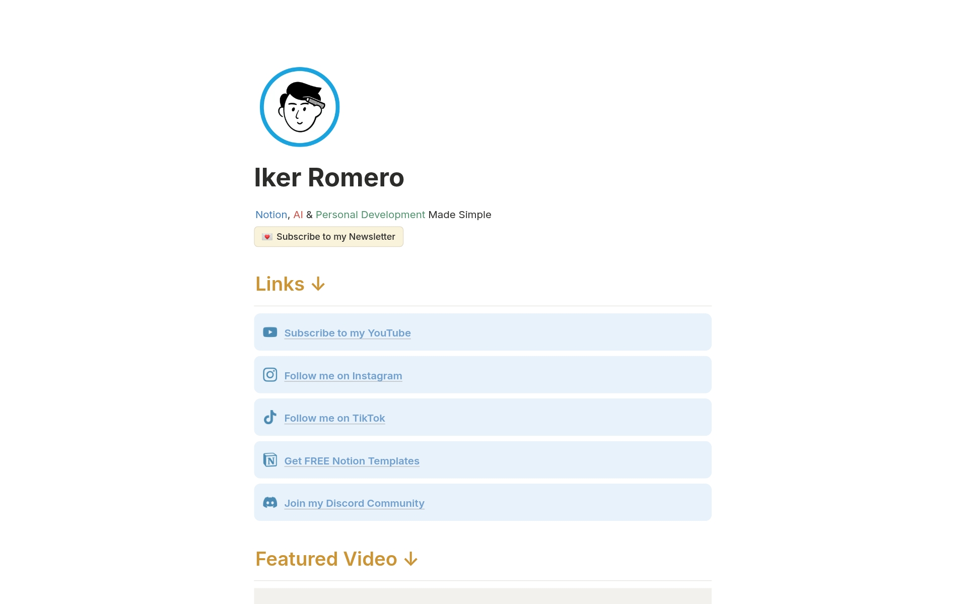 てぃんページ ランディングページテンプレート | Notion (ノーション