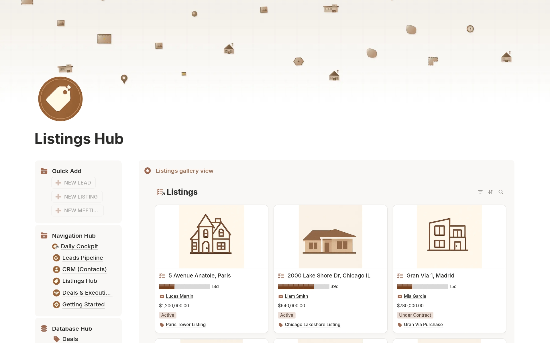 Real Estate Agent System - view 4