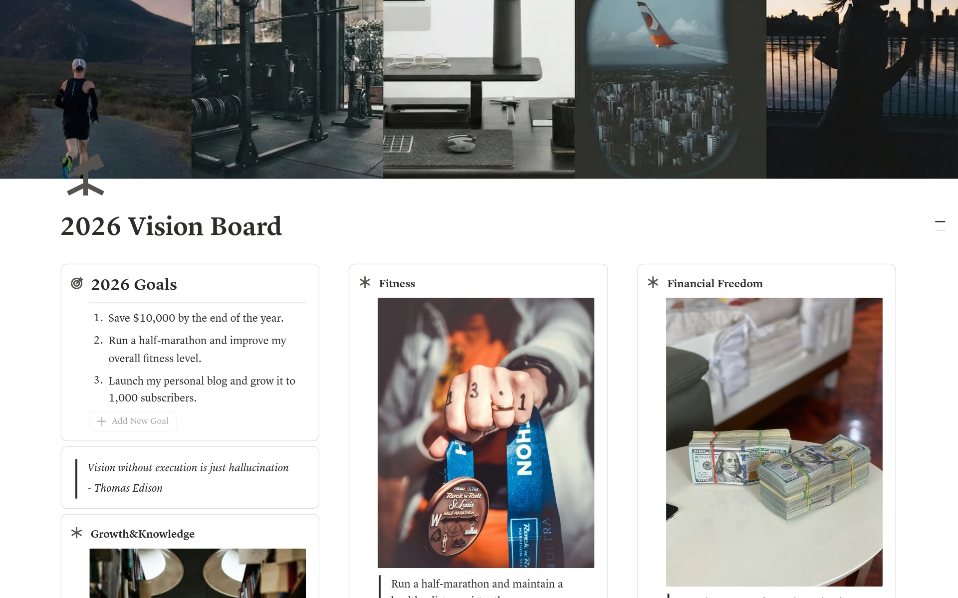 2026 Vision Board のプレビュー