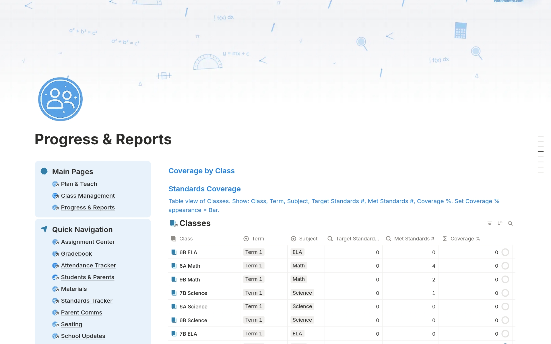 Teacher Lesson Planner - view 4