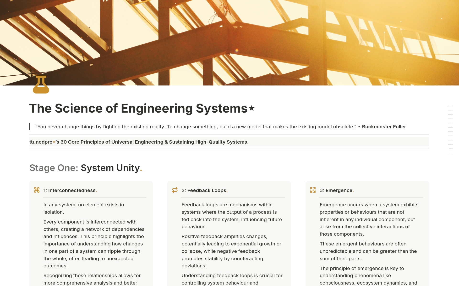 The Science of Engineering Systems⋆ 템플릿 | Notion (노션) 마켓플레이스