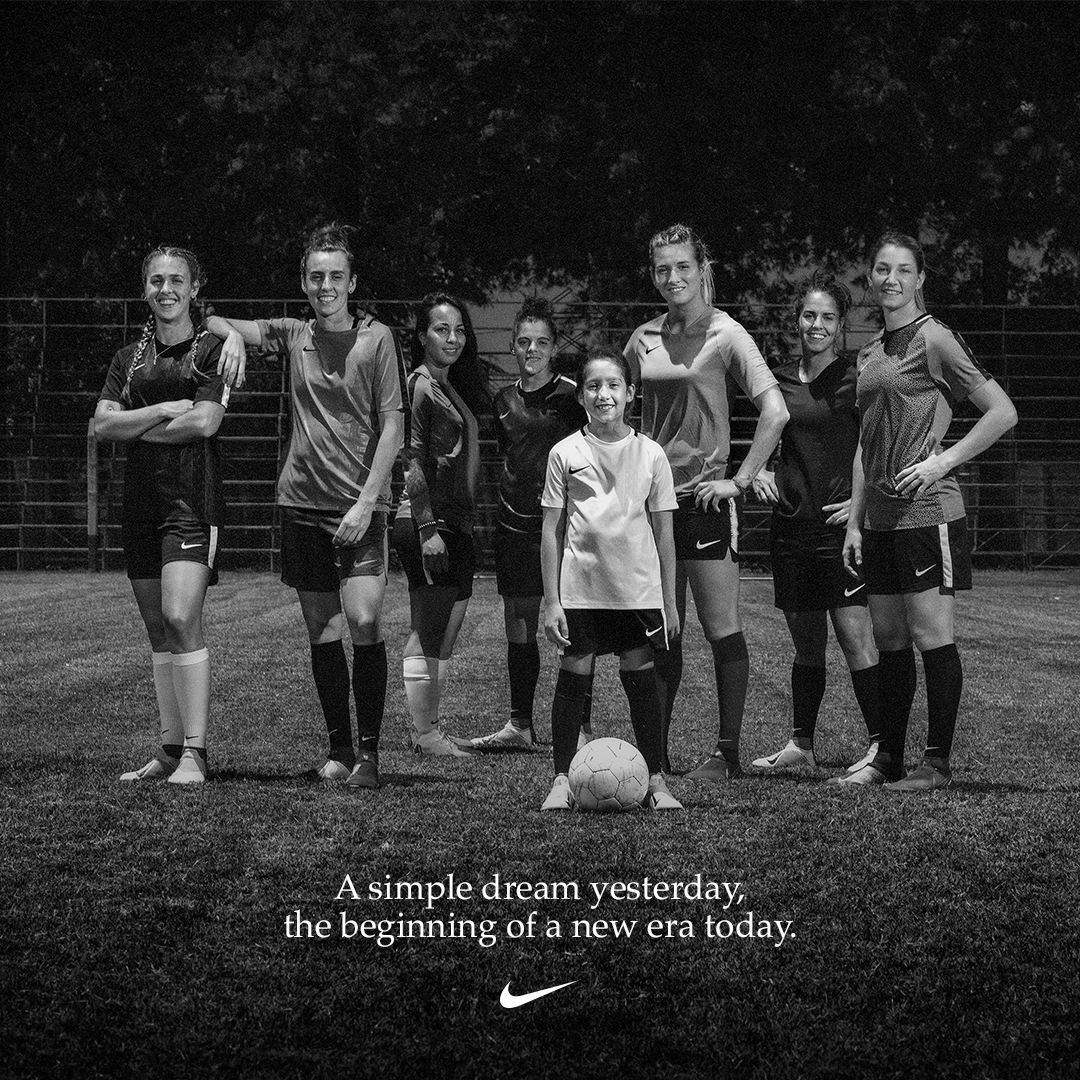 @ Nikefootball: This is not just a team playing in La Bombonera. It is a nation seeing what’s possible. Today, the @bocajrsoficial women’s team is playing in Argentina’s greatest stadium for the first time in history, breaking yet another barrier for women in football. It’s only crazy until you do it. #JustDoIt
