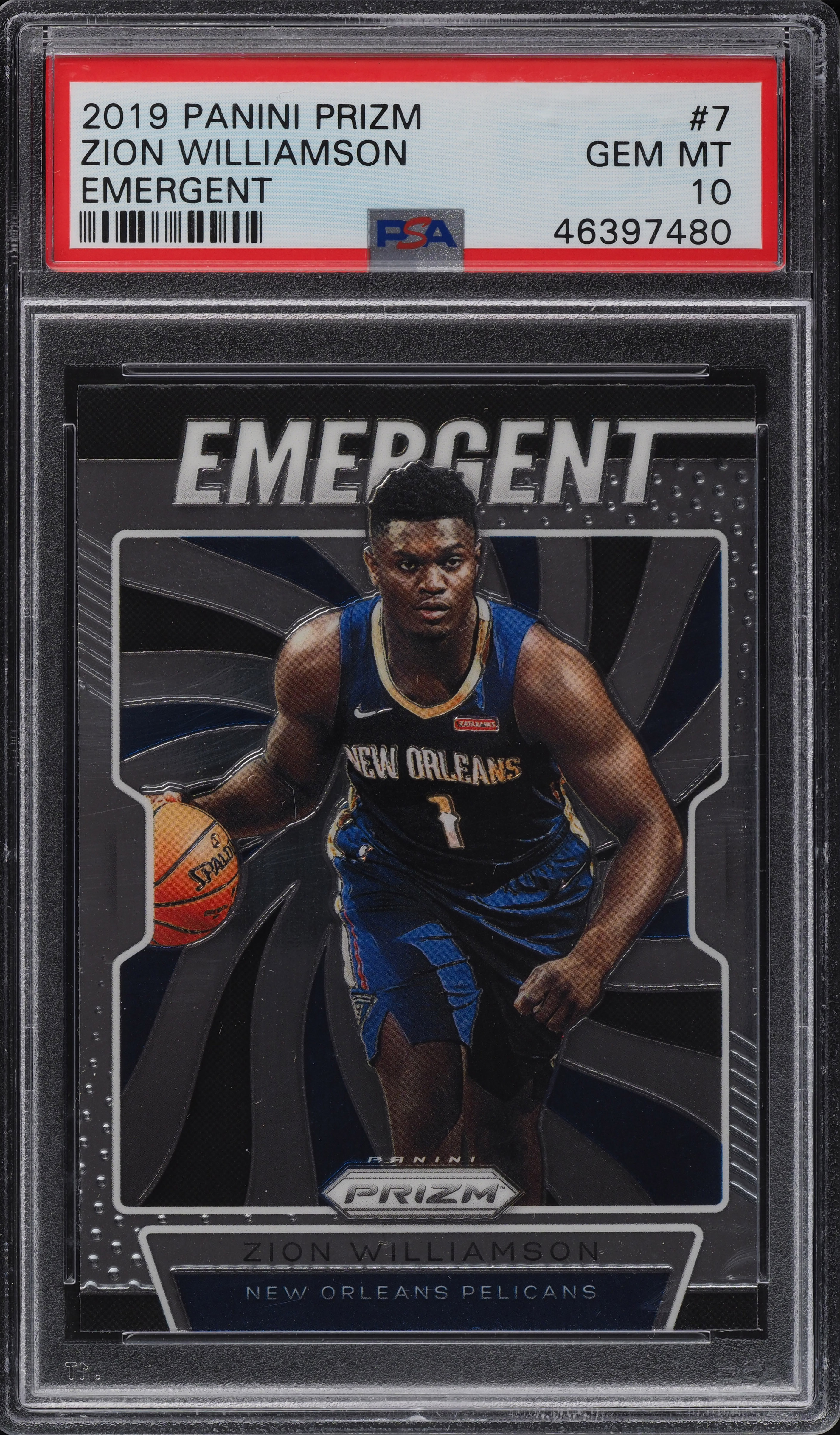 Zion Williams Rookie Card 2019-20 Prizm Zion Williamson Silver