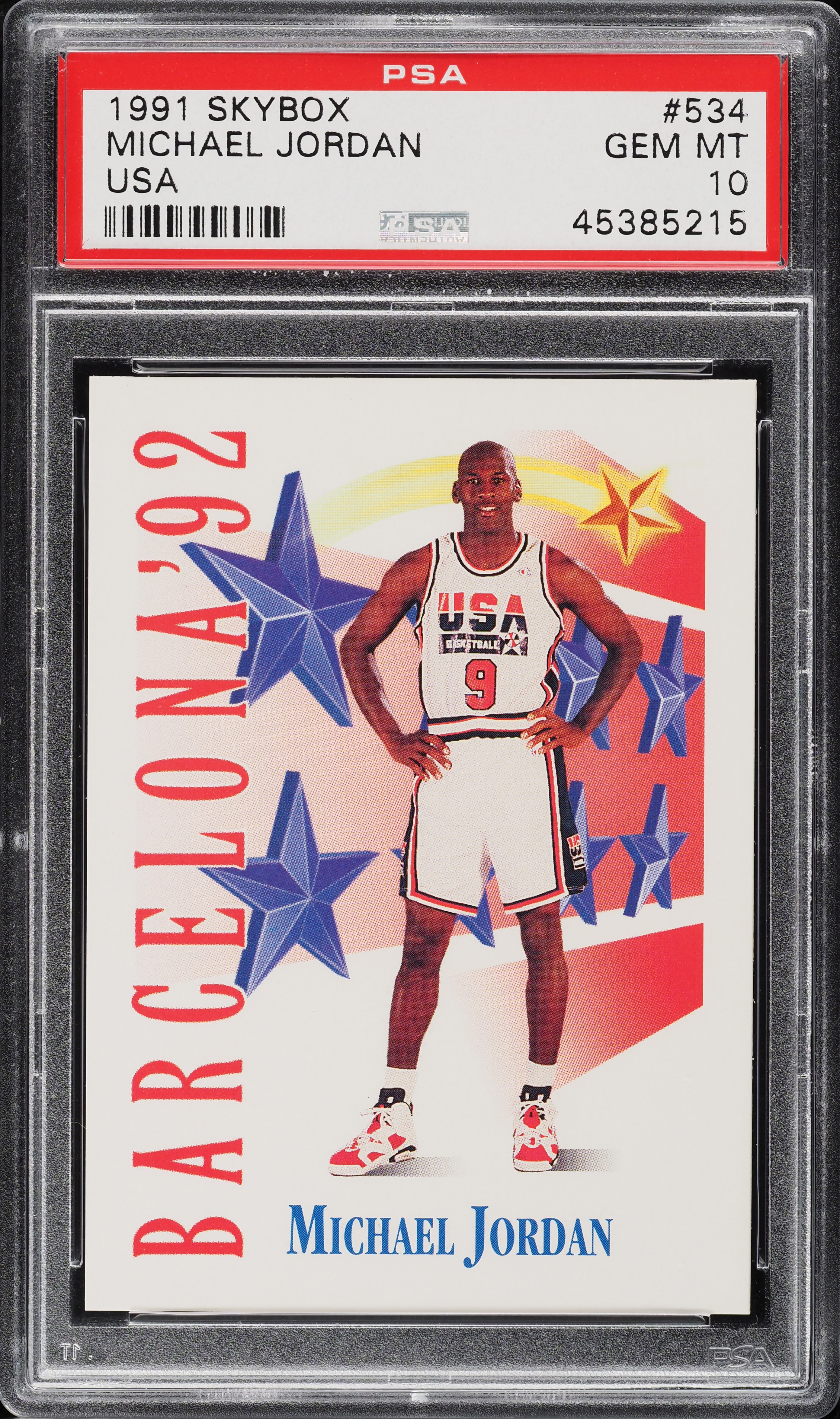 [お盆セール] 1991 Skybox マイケル ジョーダン PSA-10 1991-92 Skybox #583 Michael Jordan PSA 10 Graded Basketball Card