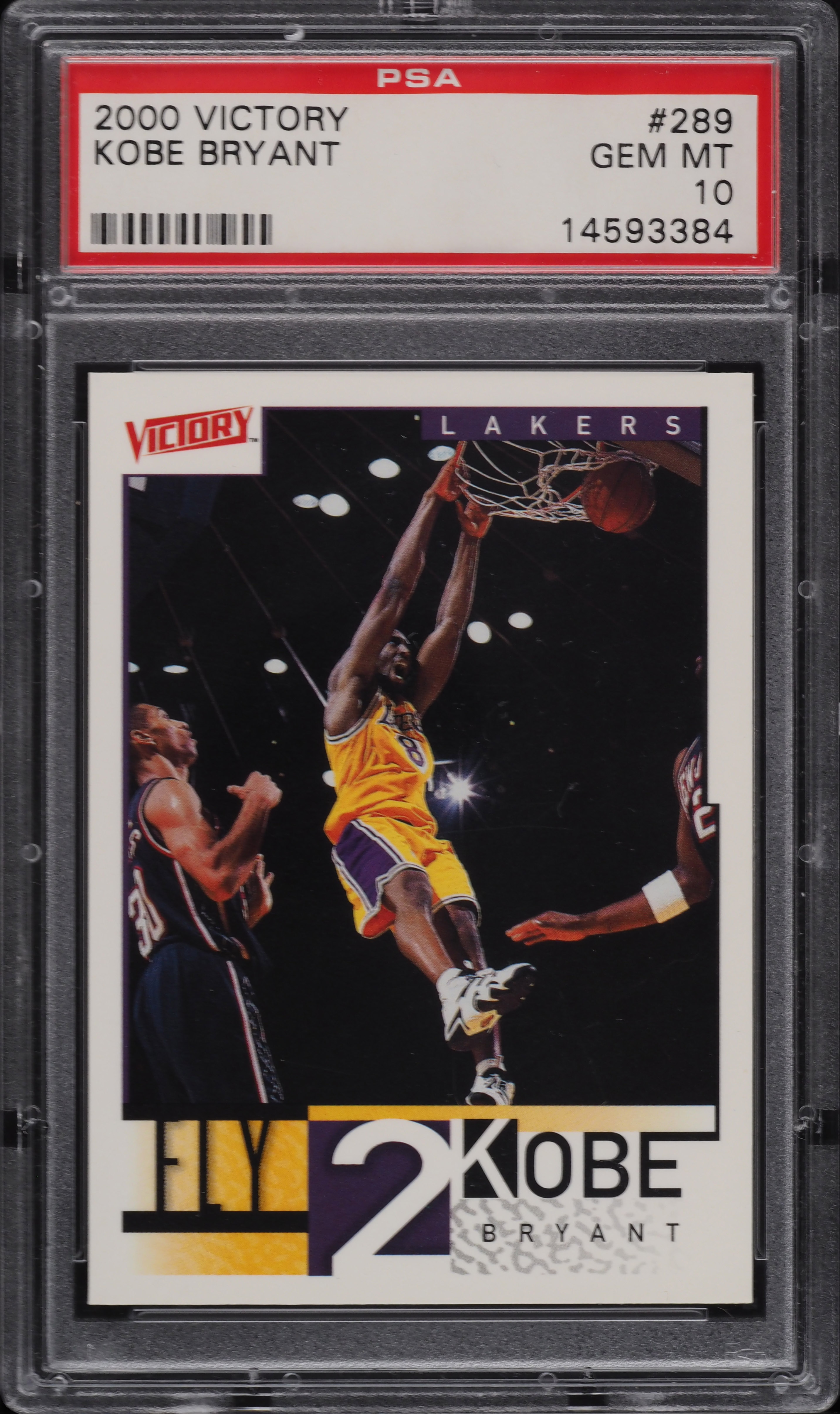 2000 Upper Deck Victory Kobe Bryant #289 PSA 10 GEM MINT on