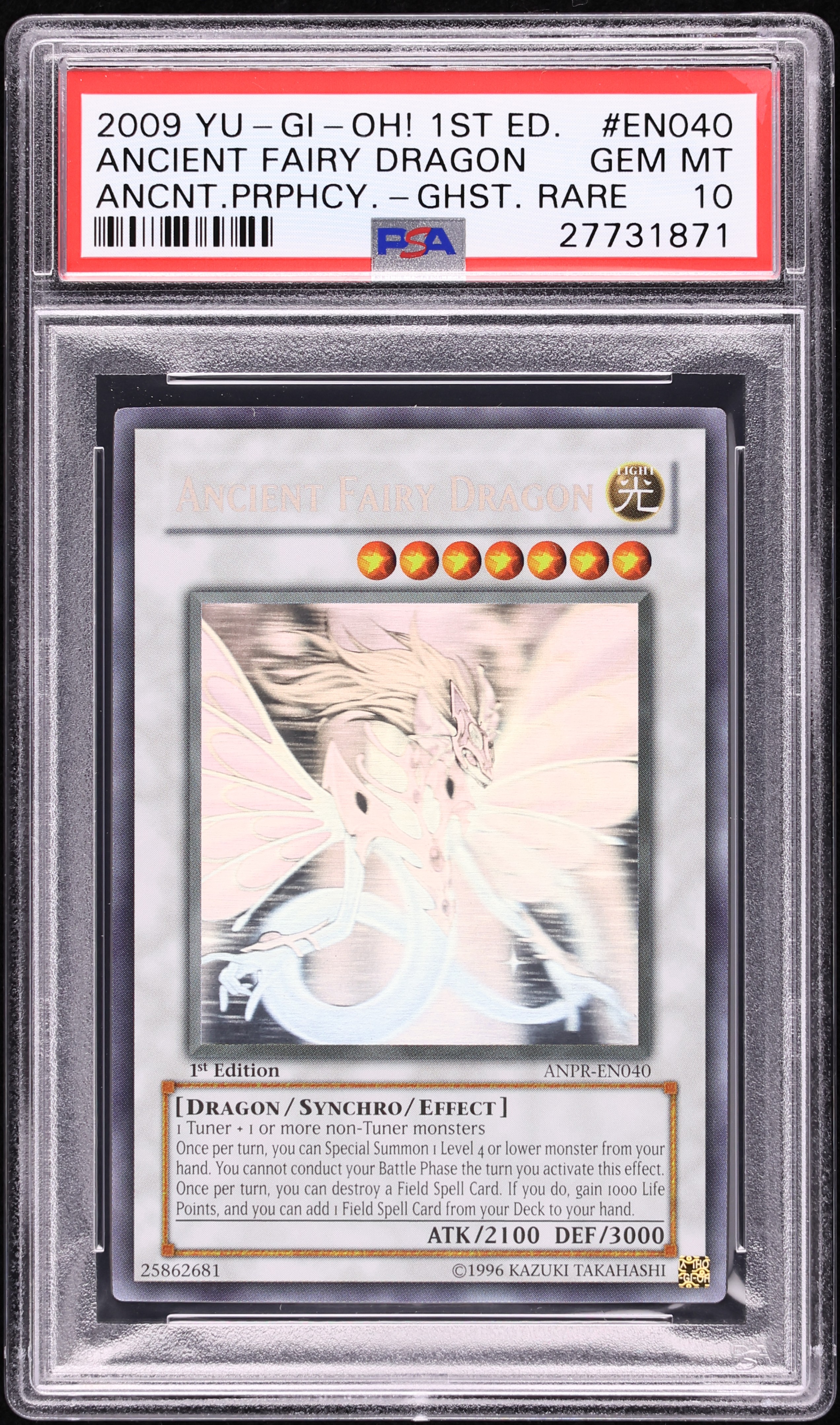 yugioh cards ancient fairy dragon Yu-Gi-Oh! - (LC5D-EN238) - Legendary Collection 5D's Mega Pack - 1st Edition This is of Ghost Rare rarity Yu-Gi-Oh! Single Card History: Ancient